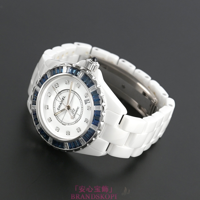 シャネルJ12時計メンズ 自動巻き 38MM 世界限定12本 H2020