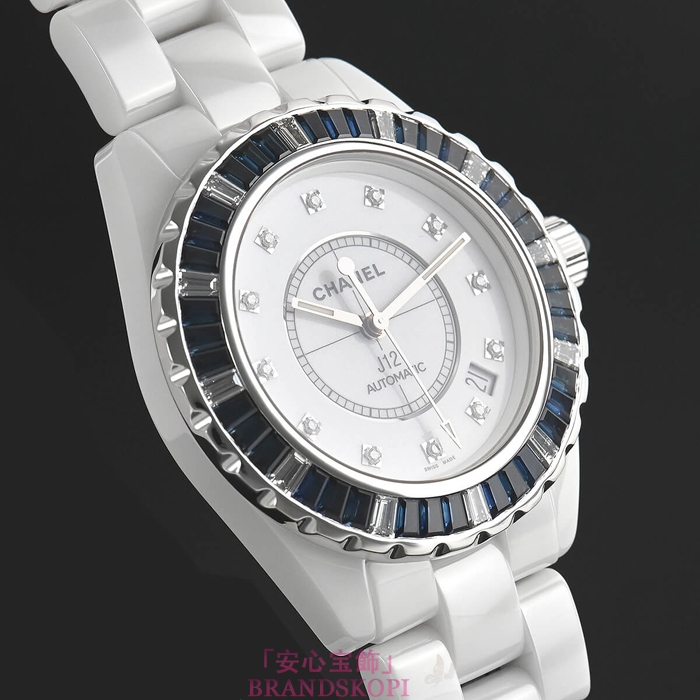 シャネルJ12時計メンズ 自動巻き 38MM 世界限定12本 H2020