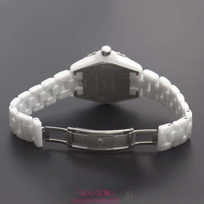 シャネルJ12時計レディース クォーツ ピンクライト 33MM 世界限定1200本 H4863