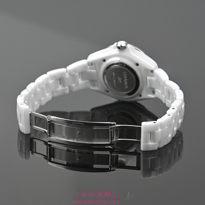 シャネルJ12時計レディース クォーツ ピンクブラッシュ 33MM 限定生産1200本 H6755