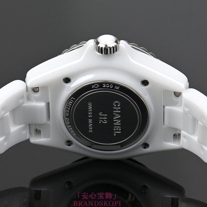 シャネルJ12時計レディース クォーツ ピンクブラッシュ 33MM 限定生産1200本 H6755