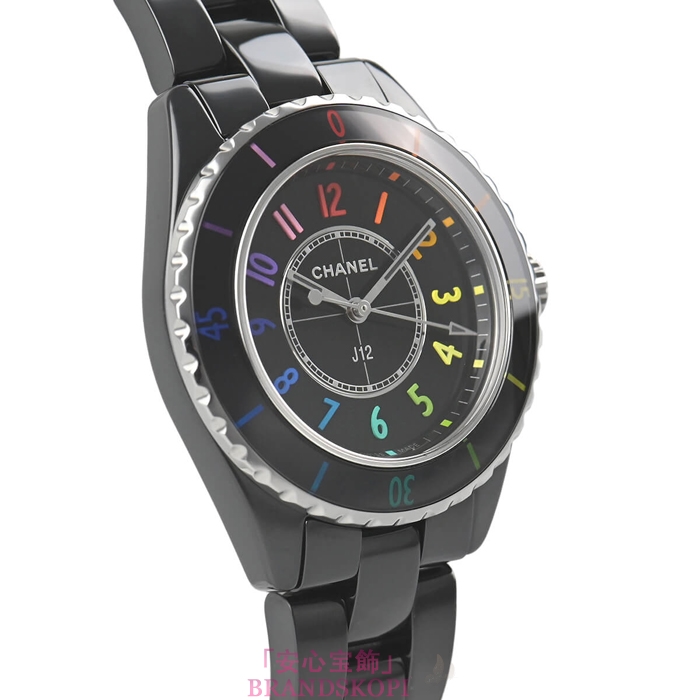 シャネルJ12時計レディース クォーツ エレクトロ 33MM 世界限定1255本 H7121