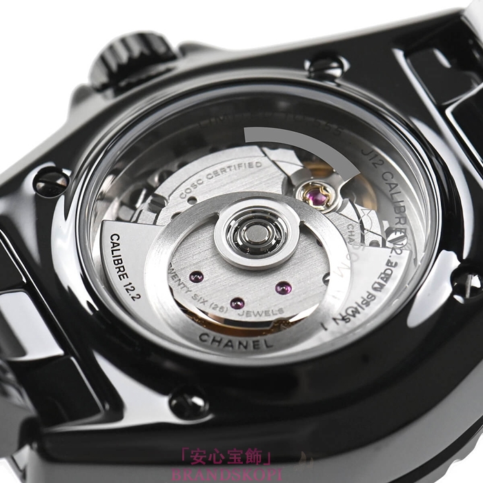 シャネルJ12時計レディース 自動巻き キャリバー12.2 エディション1 33MM 世界限定555本 H6784