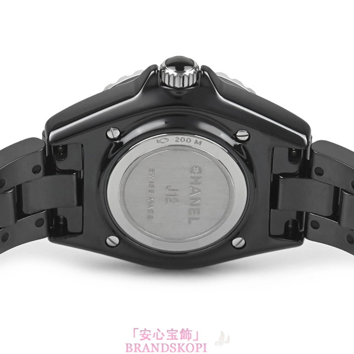 シャネルJ12時計レディース クォーツ ファントム 33MM 世界限定1200本 H6346