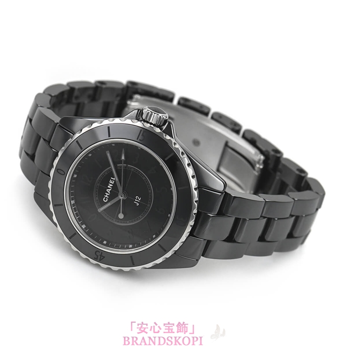 シャネルJ12時計レディース クォーツ ファントム 33MM 世界限定1200本 H6346