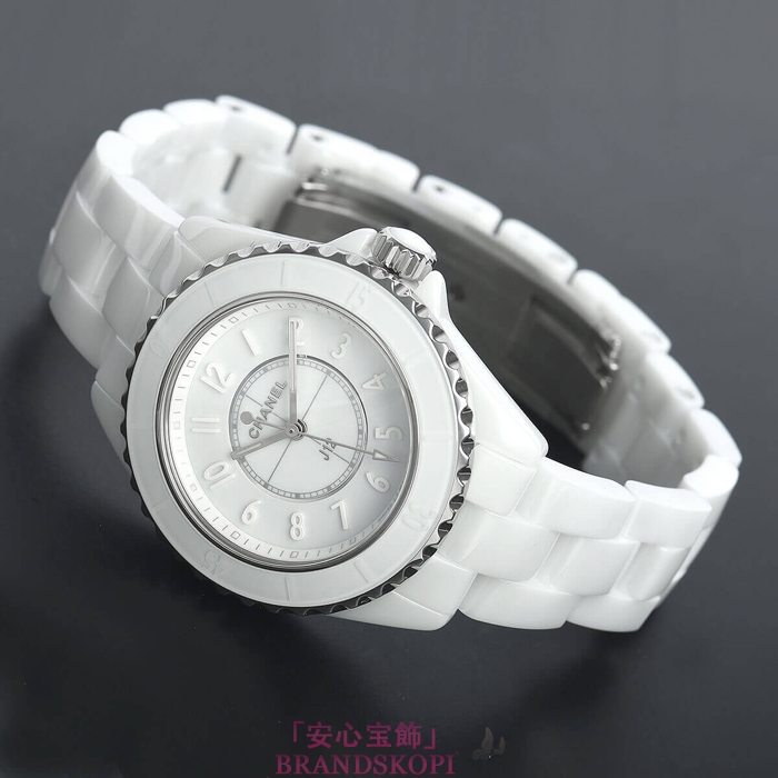 シャネルJ12時計レディース クォーツ ファントム 33MM 世界限定1200本 H6345