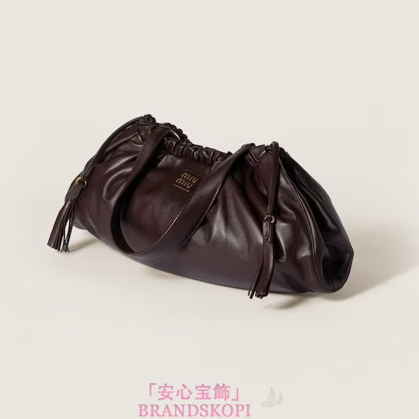 ミュウミュウジョワ ナッパレザー バッグ5BC180_ACSW_F0NBL_V_OOO