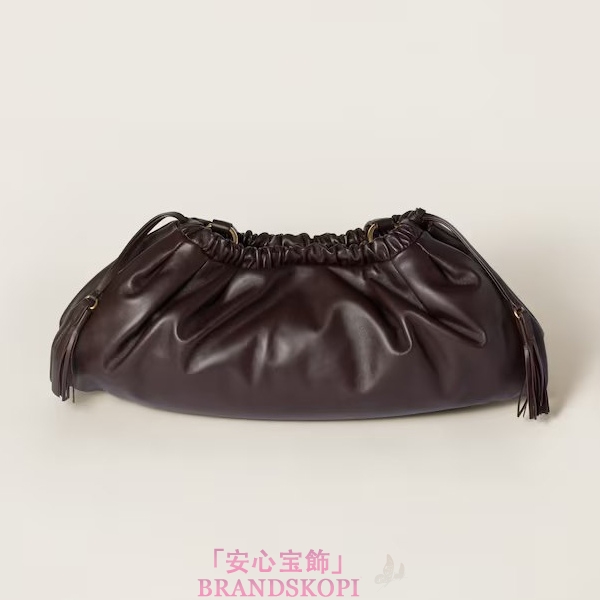 ミュウミュウジョワ ナッパレザー バッグ5BC180_ACSW_F0NBL_V_OOO