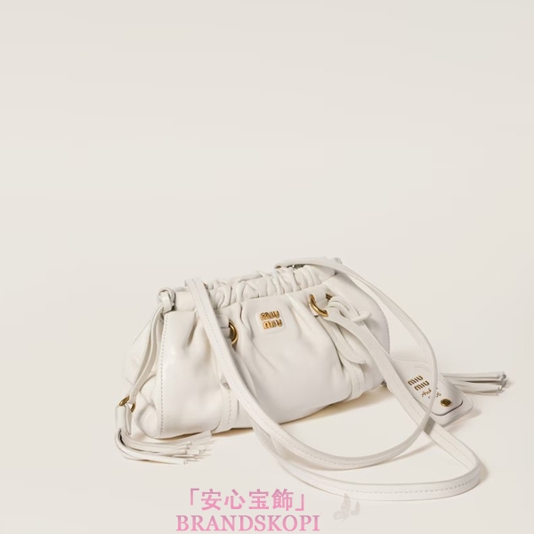 ミュウミュウジョワ ナッパレザー ミニバッグ5BP089_ACSW_F0009_V_OOO