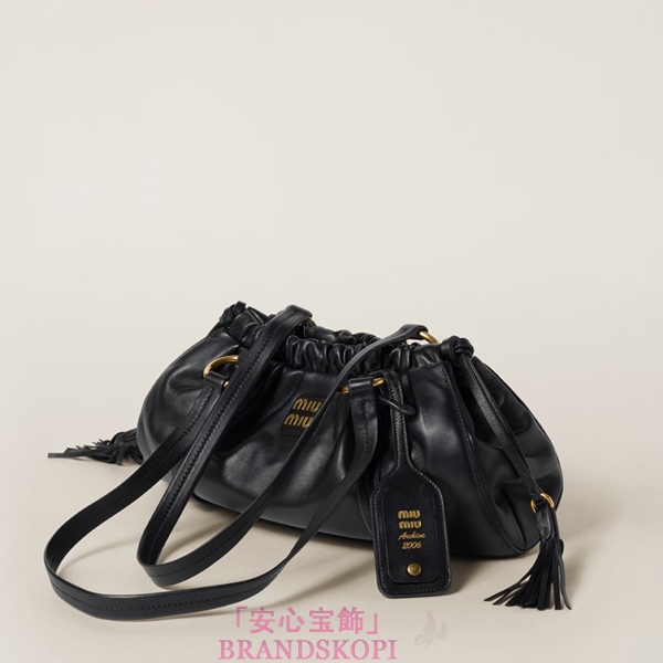 ミュウミュウジョワ ナッパレザー バッグ5BG306_ACSW_F0002_V_OOO
