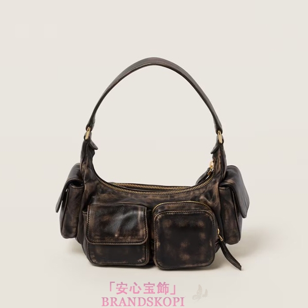 ミュウミュウナッパレザー ポケットバッグ5BC146_2F8T_F0201_V_OOO