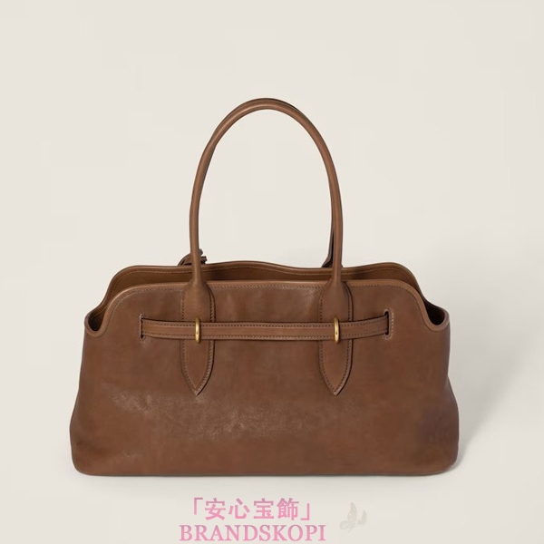 ミュウミュウアバンチュール ナッパレザー バッグ5BG310_2BBL_F0316_V_OOO