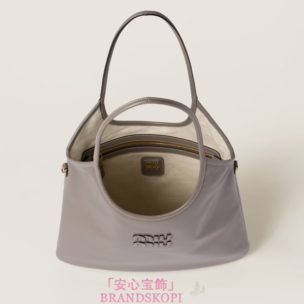 ミュウミュウIVY レザー バッグ5BG231_2CRW_F0572_V_MLN