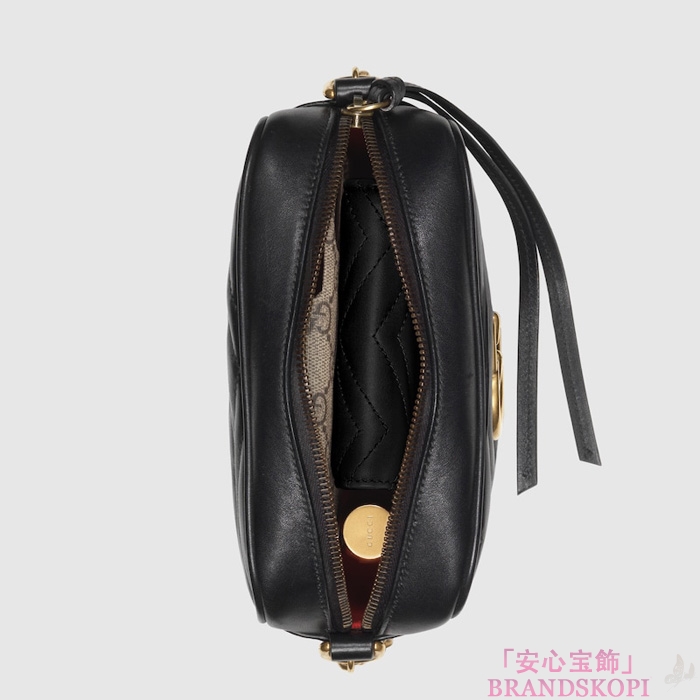 グッチ2025年新作GGマーモントミニ カメラバッグ‎448065DTD1T1000