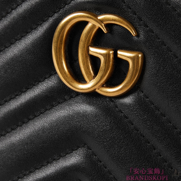 グッチ2025年新作GGマーモントミニ カメラバッグ‎448065DTD1T1000
