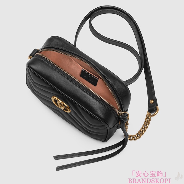 グッチ2025年新作GGマーモントミニ カメラバッグ‎448065DTD1T1000