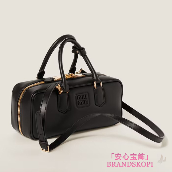 ミュウミュウアルカディ レザー バッグ5BB148_ACR3_F0002_V_OON