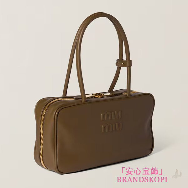 ミュウミュウレザー トップハンドルバッグ5BB172_2CRW_F0244_V_OOO