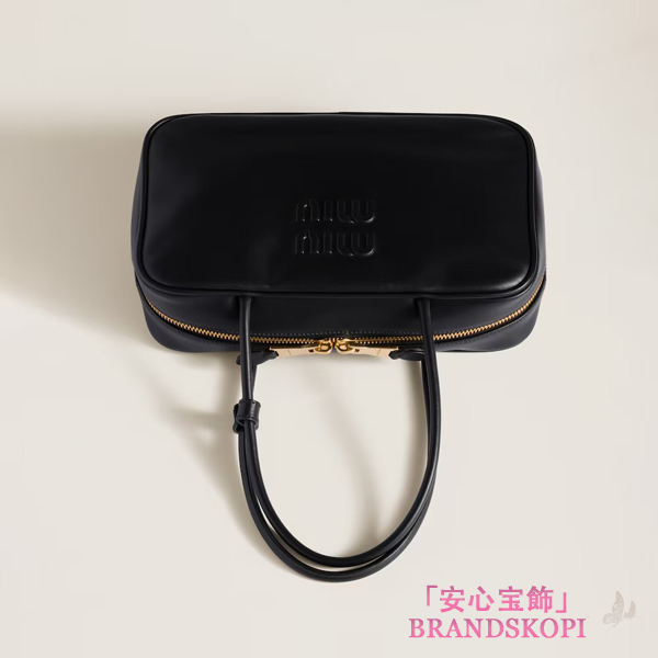 ミュウミュウレザー トップハンドルバッグ5BB172_2CRW_F0002_V_OOO