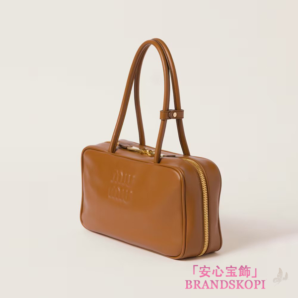 ミュウミュウレザー トップハンドルバッグ5BB172_2CRW_F0046_V_OOO