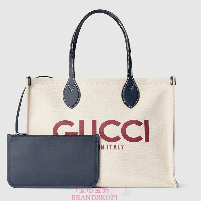 GUCCI プリント ミディアム トートバッグ772176FACUL8573