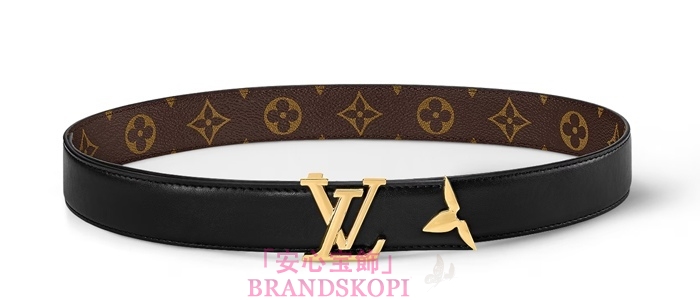 ルイヴィトンモノグラムベルト･プリティー LV 30MM リバーシブル  カラー ノワールM0699W