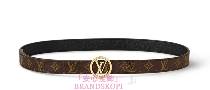 ルイヴィトンモノグラムベルト･LV サークル 20MM リバーシブル M0567V