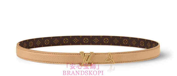 ルイヴィトンモノグラムベルト･プリティー LV 20MM リバーシブル  カラー アリゾナM8686W