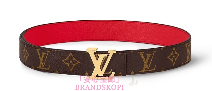 ルイヴィトンベルト･LV イニシャル 30MM リバーシブルM0322W