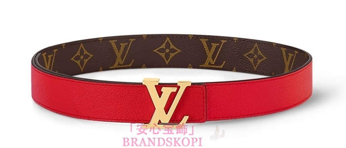ルイヴィトンベルト･LV イニシャル 30MM リバーシブルM0322W