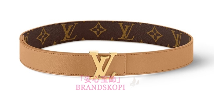 ルイヴィトンモノグラムベルト･LV イニシャル 30MM リバーシブルM0363W