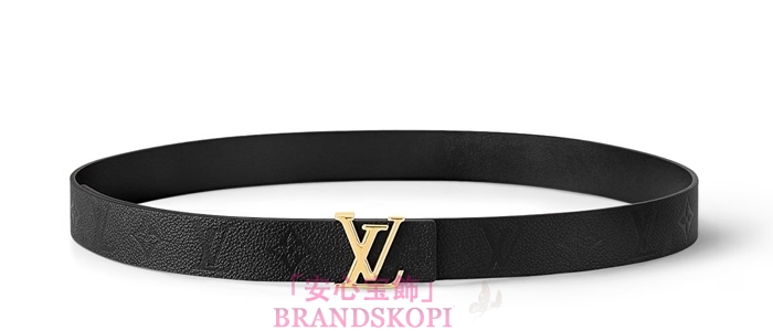 ルイヴィトンモノグラムベルト･LV アイコニック 30MM リバーシブル  カラーノワールM0328V