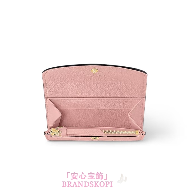 ルイヴィトンモノグラム財布ポルトモネ･ロザリローズプードル M81520