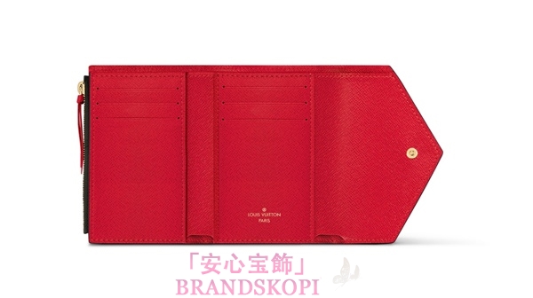 ルイヴィトンダミエ財布ポルトフォイユ･ヴィクトリーヌN41659