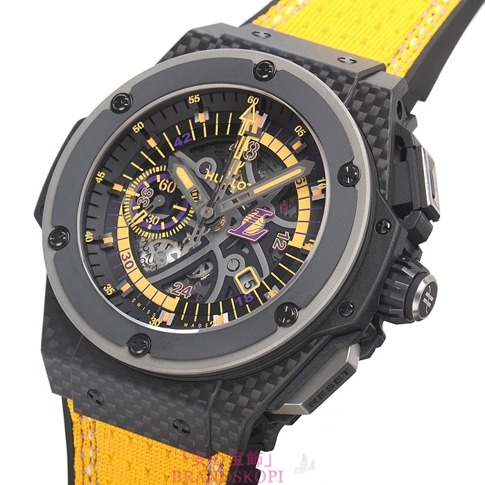 ウブロ自動巻きキングパワー Ｌｏｓ Ａｎｇｅｌｅｓ Ｌａｋｅｒｓ 世界限定５０本 748.QX.1199.NR.LAK14