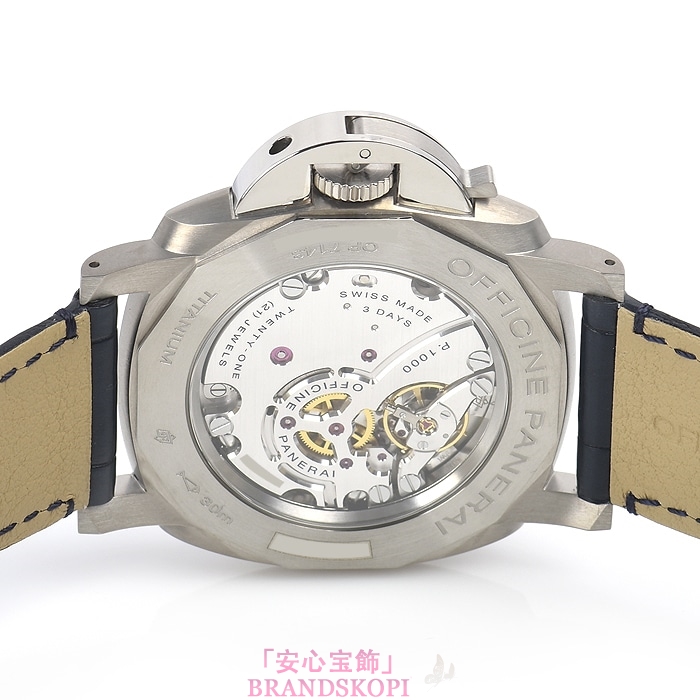パネライ手巻き時計ルミノール ドゥエ 3デイズ チタニオ PAM00728
