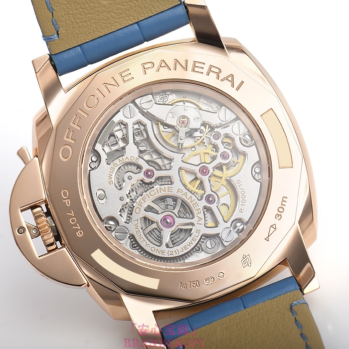 パネライ手巻き時計ルミノール ドゥエ 3デイズ オロロッソ PAM00677