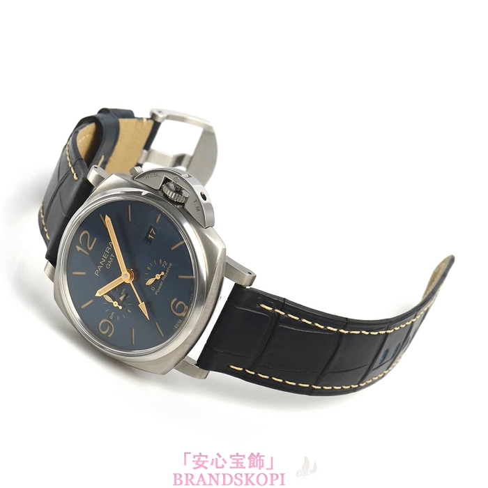 パネライ自動巻き時計ルミノール ドゥエ GMT パワーリザーブ PAM00964