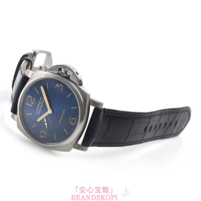 パネライ自動巻き時計ルミノール ドゥエ 3デイズ オートマティック チタニオ PAM00729