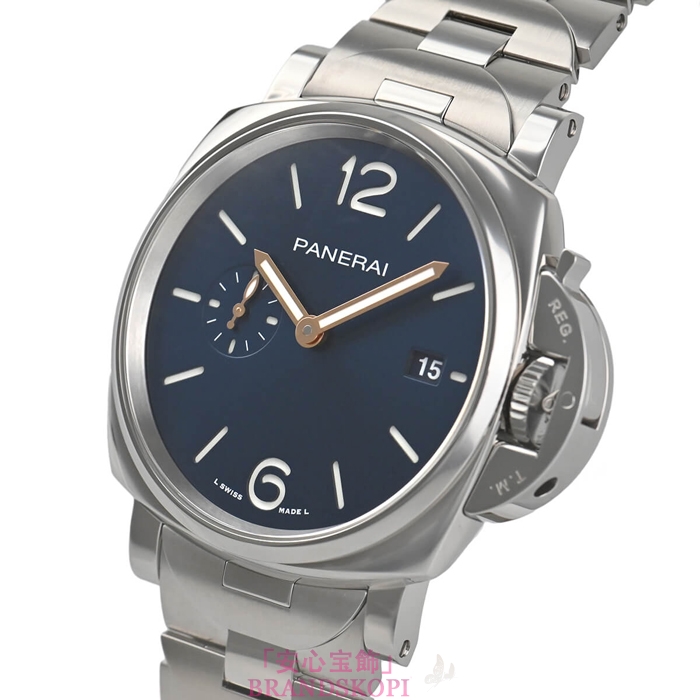 パネライ自動巻き時計ルミノール ドゥエ 42mm PAM01124