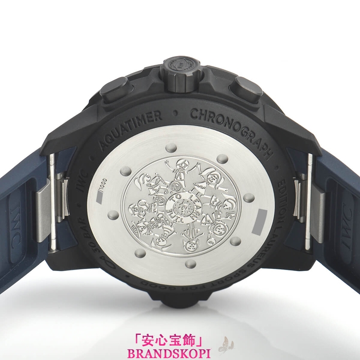 IWC自動巻き時計アクアタイマー クロノ ローレウス スポーツ フォーグッド 世界限定1000本 IW379507