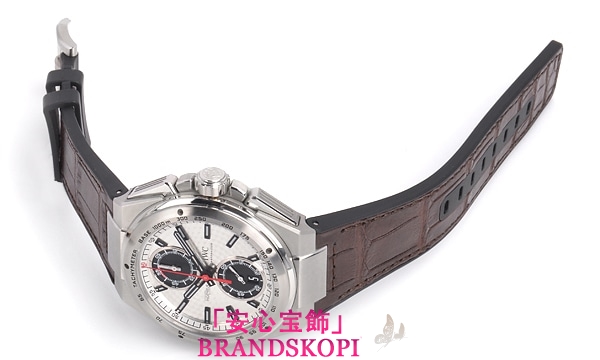 IWC自動巻き時計インヂュニア クロノ ジルバープファイル 世界1000本限定 IW378505