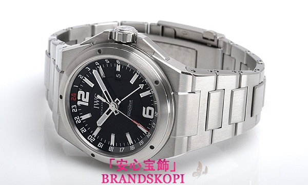 IWC自動巻き時計インヂュニア デュアルタイム IW324402