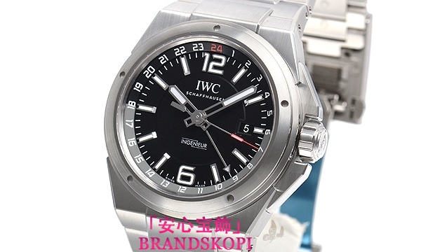 IWC自動巻き時計インヂュニア デュアルタイム IW324402