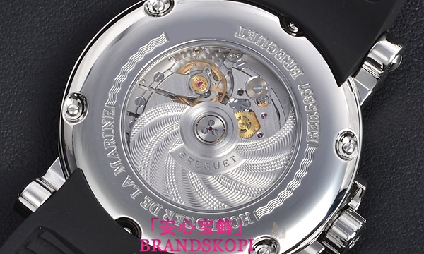 ブレゲ自動巻き時計マリーン ＧＭＴ 5857ST/12/5ZU