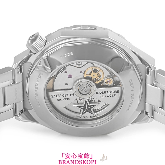 ゼニス自動巻き時計デファイ リバイバル A3648 03.A3648.670/21.M3648