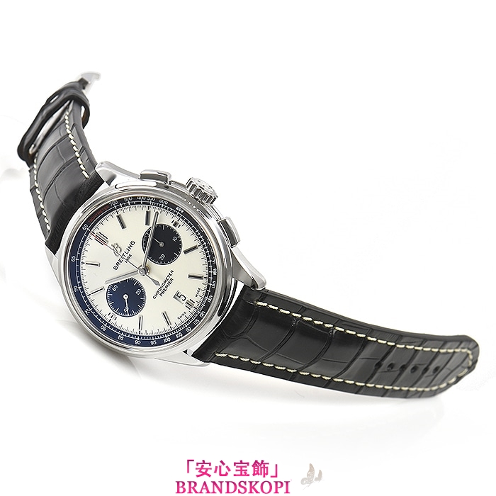 ブライトリング自動巻き時計プレミエ B０１ クロノグラフ４２ A007G-1WAA