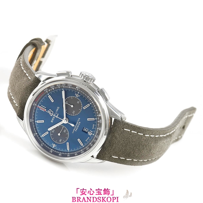ブライトリング自動巻き時計プレミエ Ｂ０１ クロノグラフ４２ A007C-1NBA(AB0118A61C1X4)