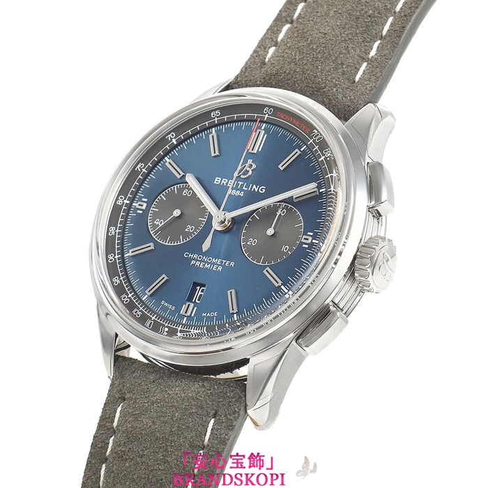ブライトリング自動巻き時計プレミエ Ｂ０１ クロノグラフ４２ A007C-1NBA(AB0118A61C1X4)
