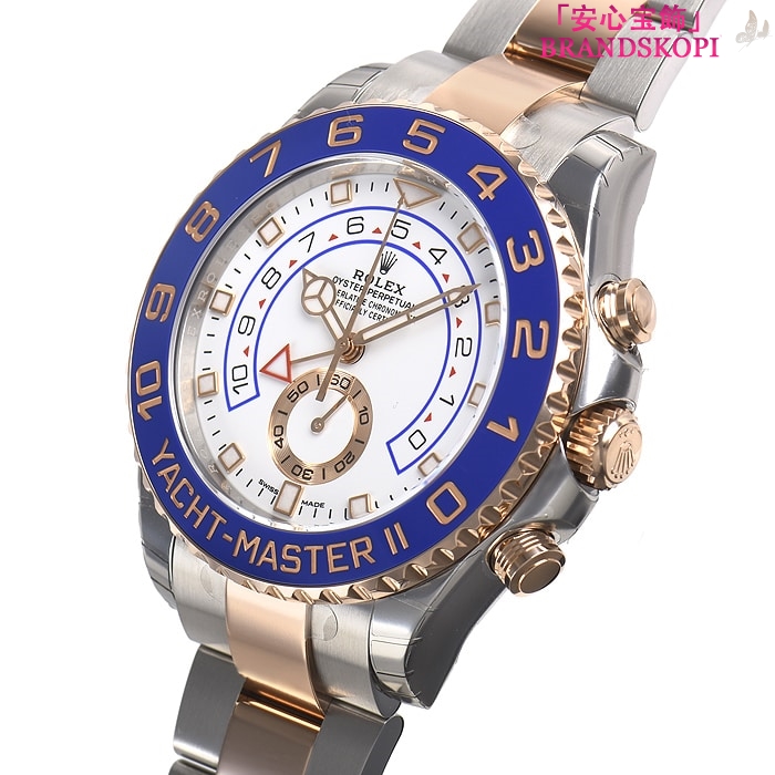 ロレックス自動巻き時計 44mm ヨットマスター II 116681
